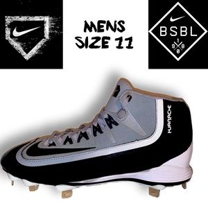 Nike BSBL Mens Size 8.5 Huarache Vapor Pro Mid Top Metal Baseball Cleats